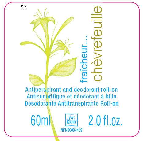 FRAICHEUR CHEVREFEUILLE ANTIPERSPIRANT AND DEODORANT ROLL-ON